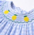 Sweet Lemon Gingham Dress