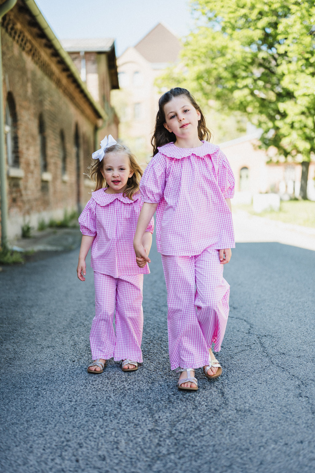 Vichy-Set in Rosa