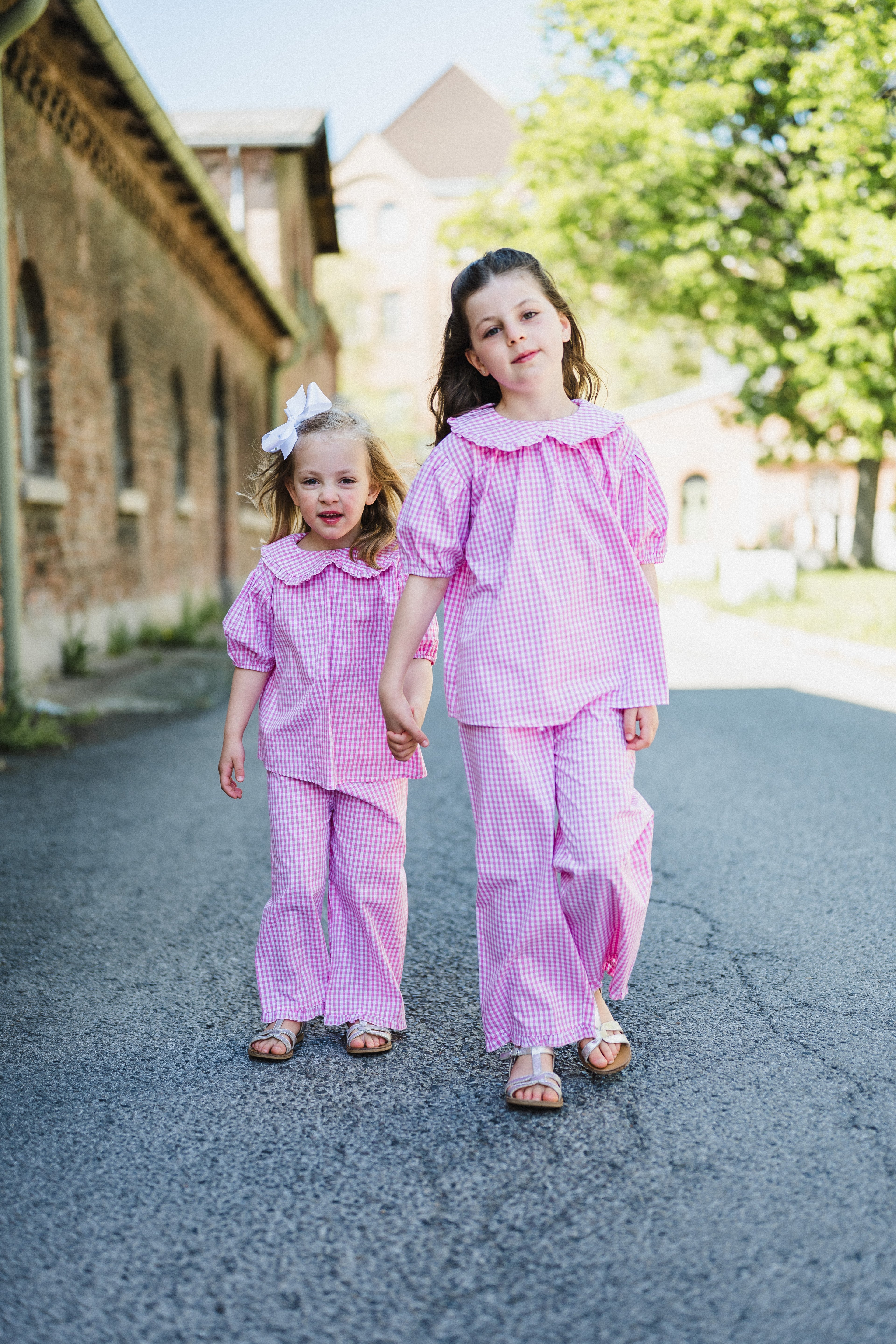 Vichy-Set in Rosa