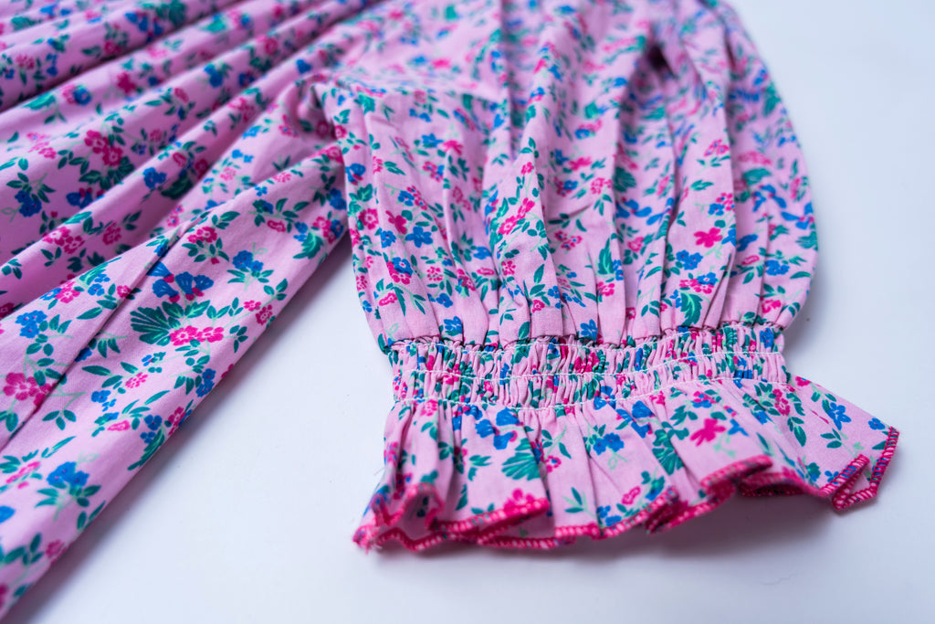 Matching Mama Pink Petal Dress