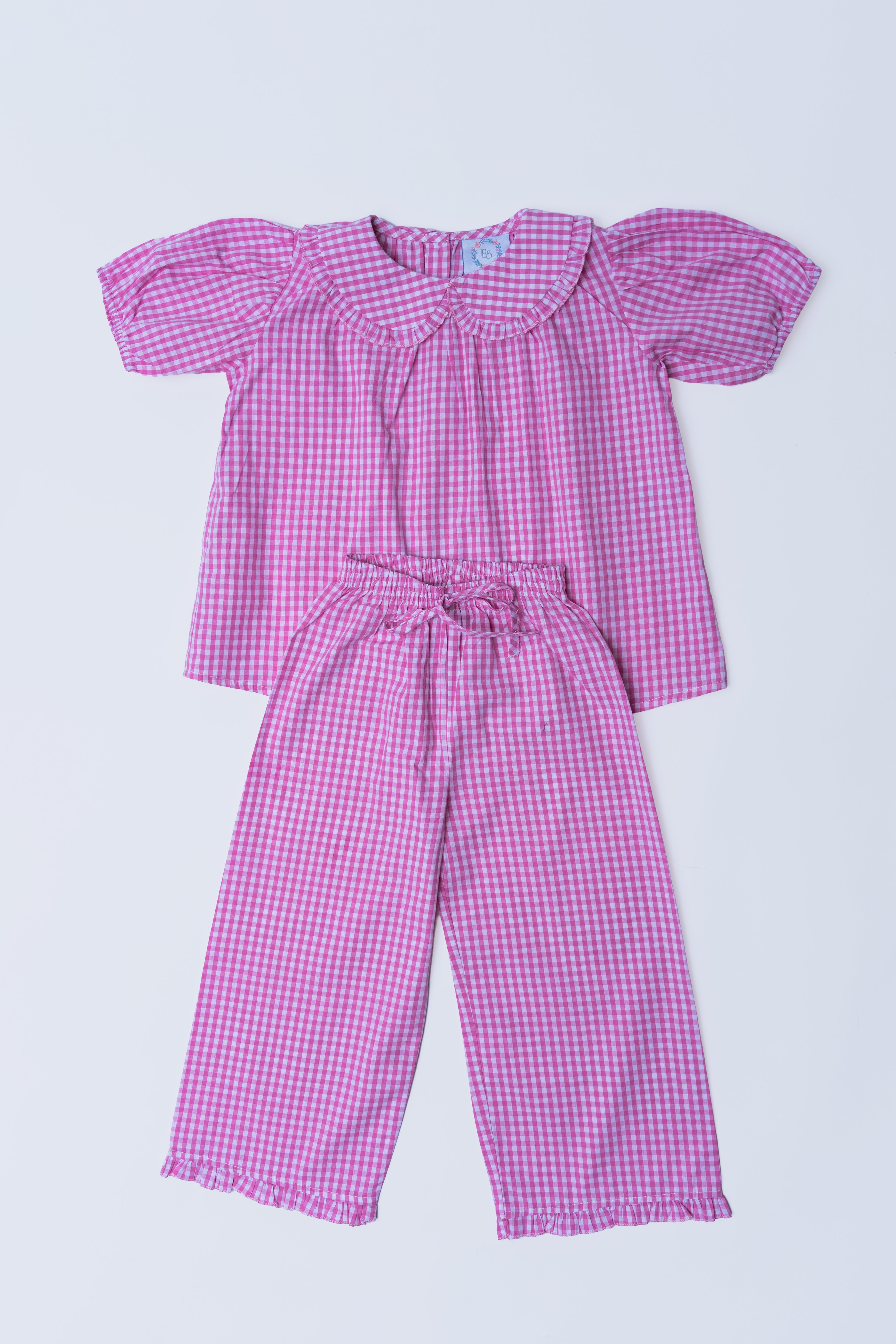 Vichy-Set in Rosa