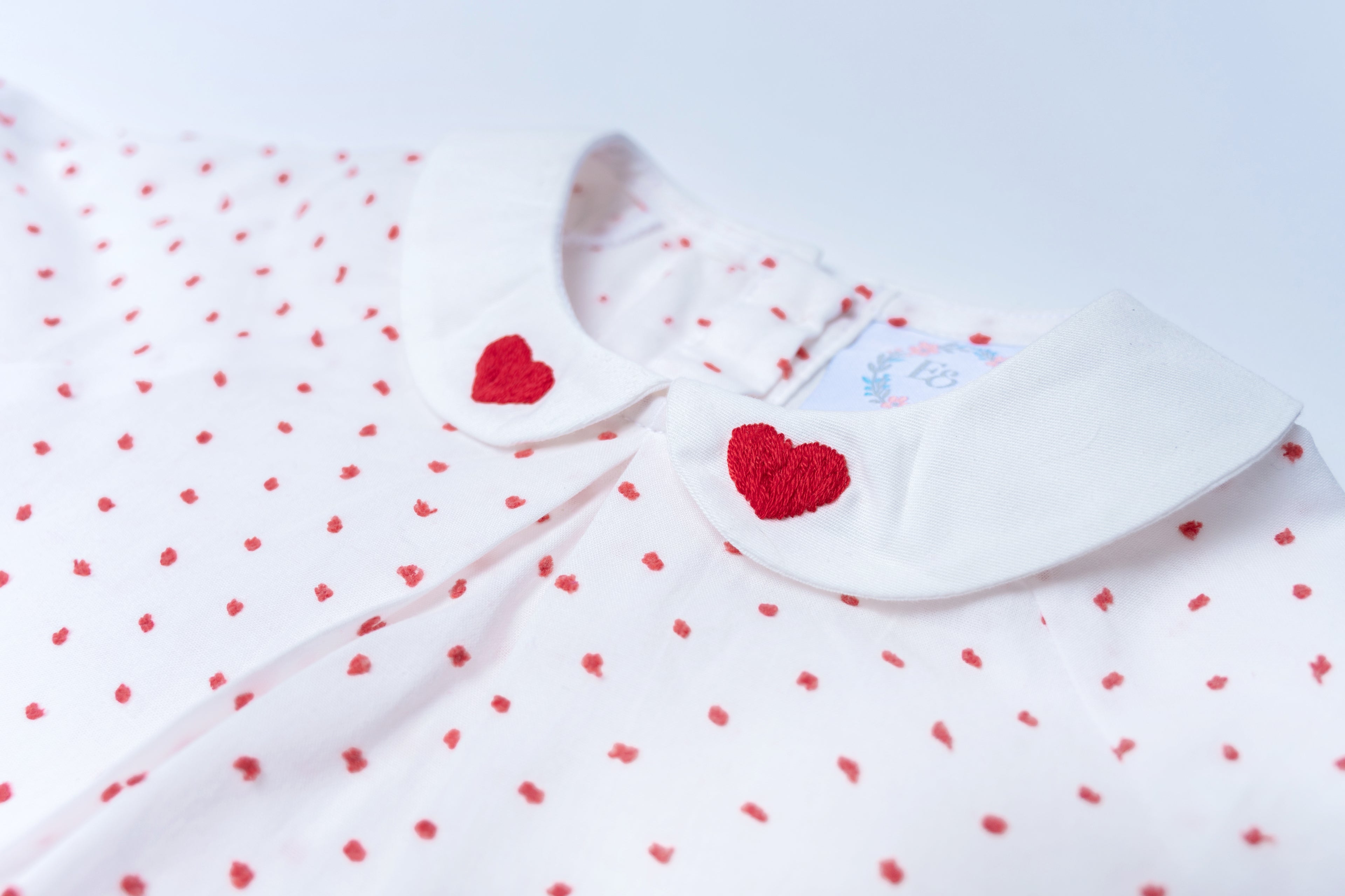 Swiss Dot Hearts